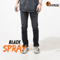 VELOCUST - Celana Jeans Slimfit Sobek Laser Black Series