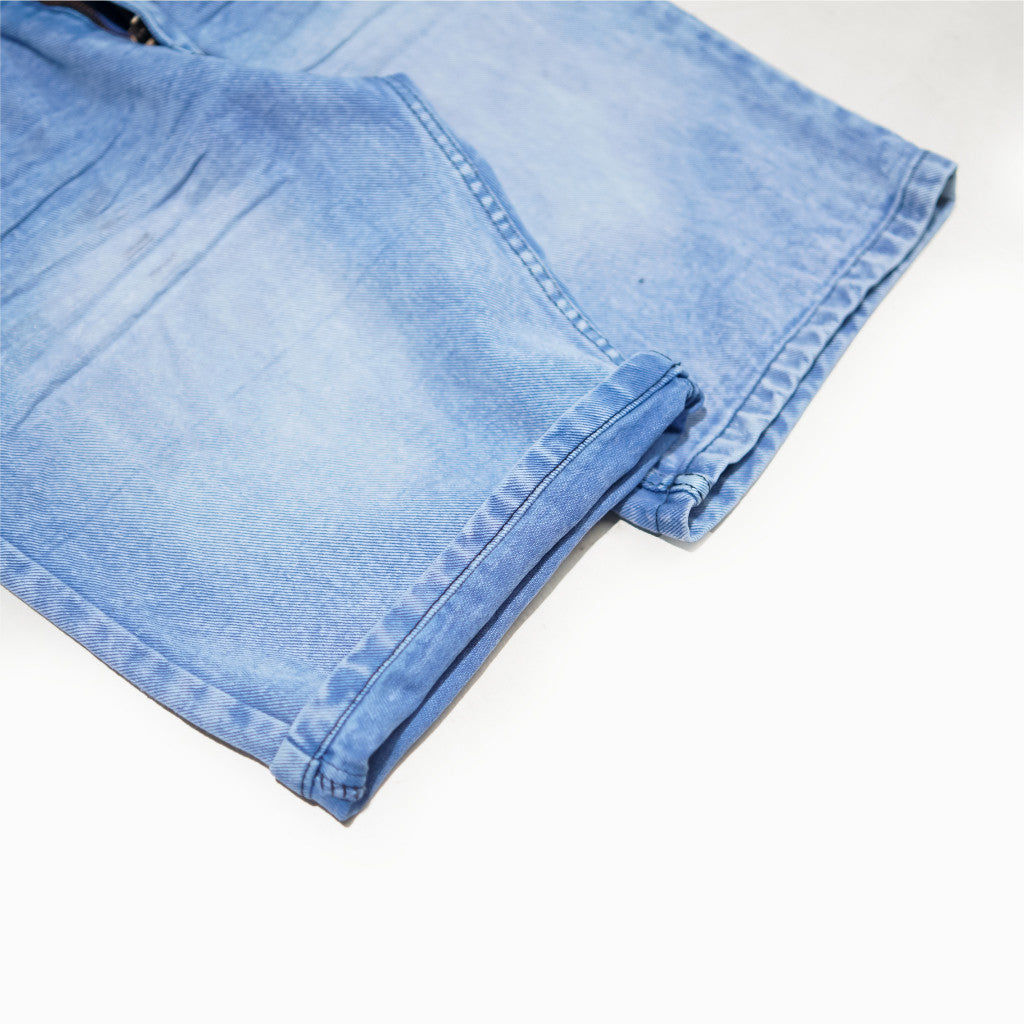 Expecto by VELOCUST - Celana Pendek Jeans Wringkle Snow Spray
