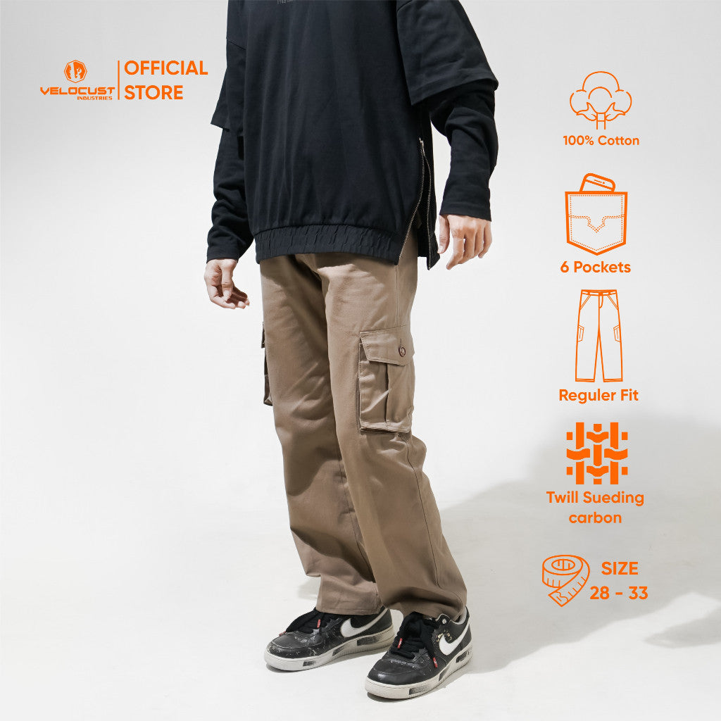 VELOCUST - VALLUM Celana Cargo Loosefit