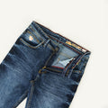 VELOCUST - Celana Jeans Slimfit Wringkle Blue Series