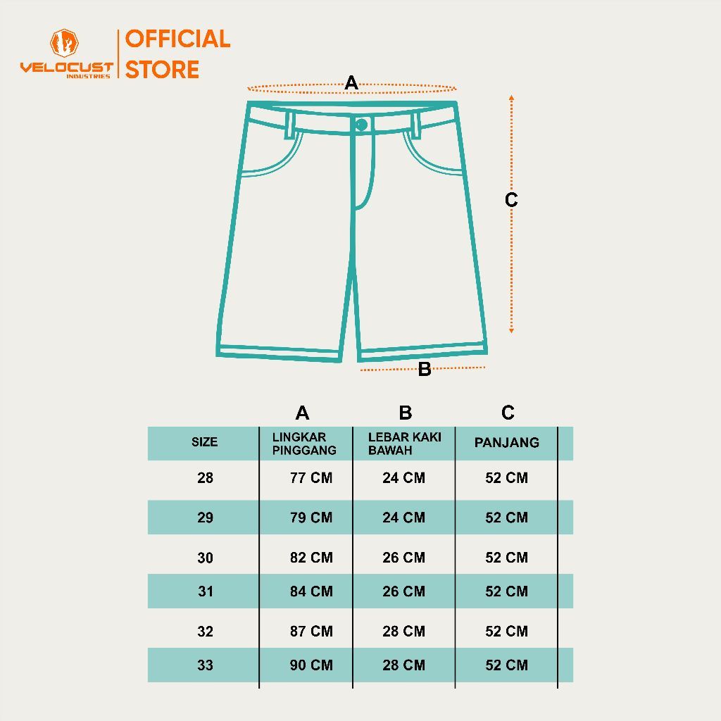 VELOCUST - FLEXUM Celana Pendek Jeans Slimfit Wringkle Black Series
