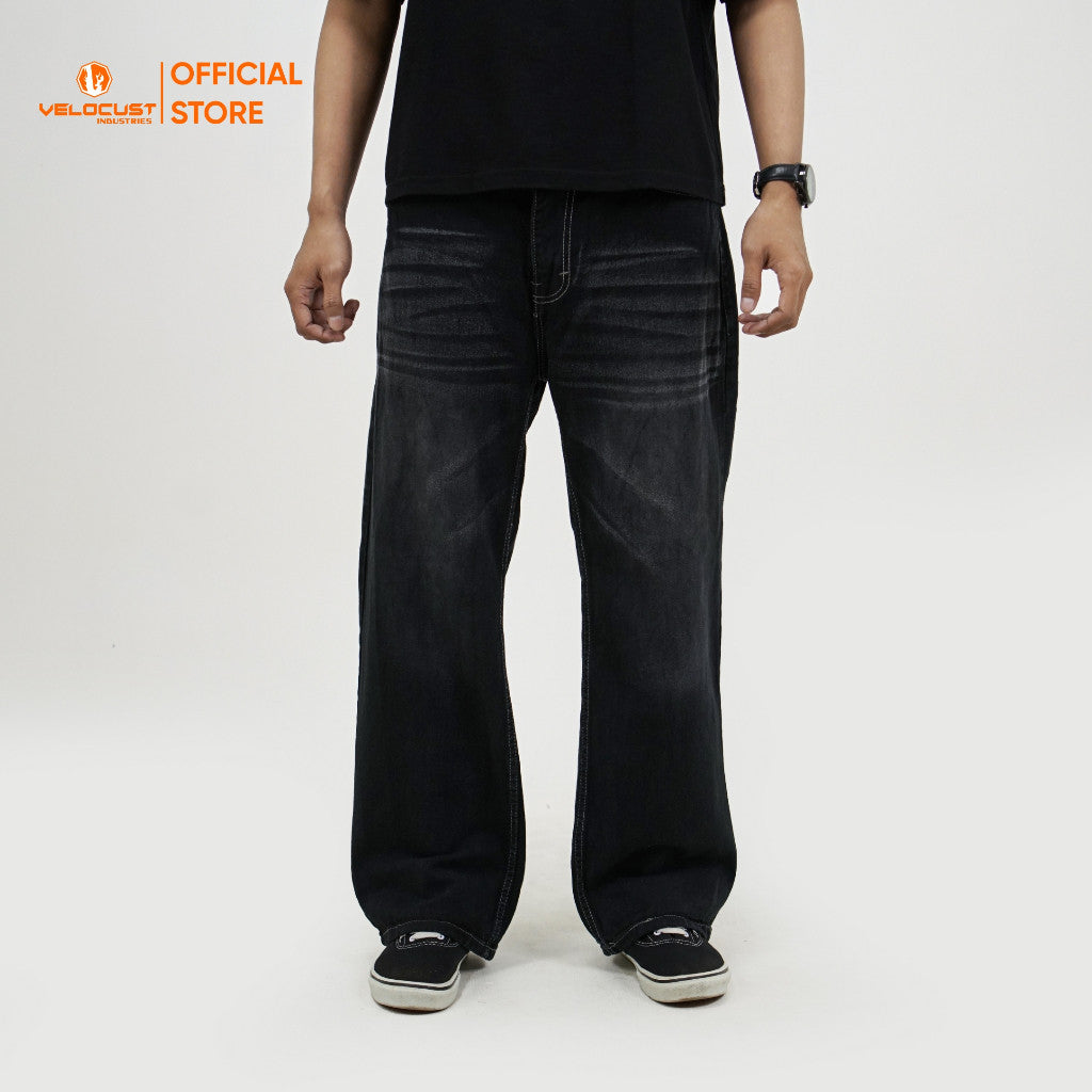 VELOCUST - ELEMENTUM Celana Panjang Jeans American Loosefit Earth Tone