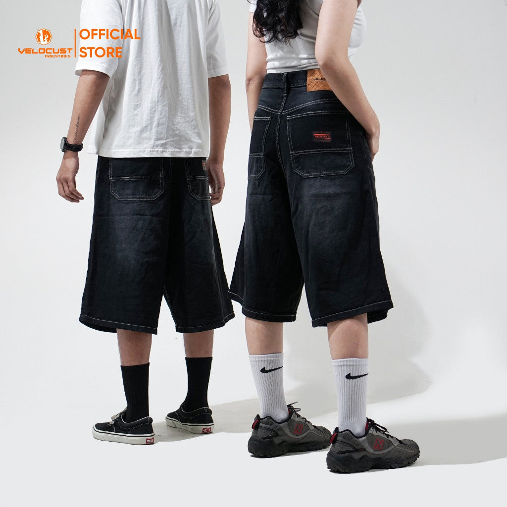 VELOCUST - INTERUM Celana Pendek Unisex Jorts Pants Loosefit Earthtone
