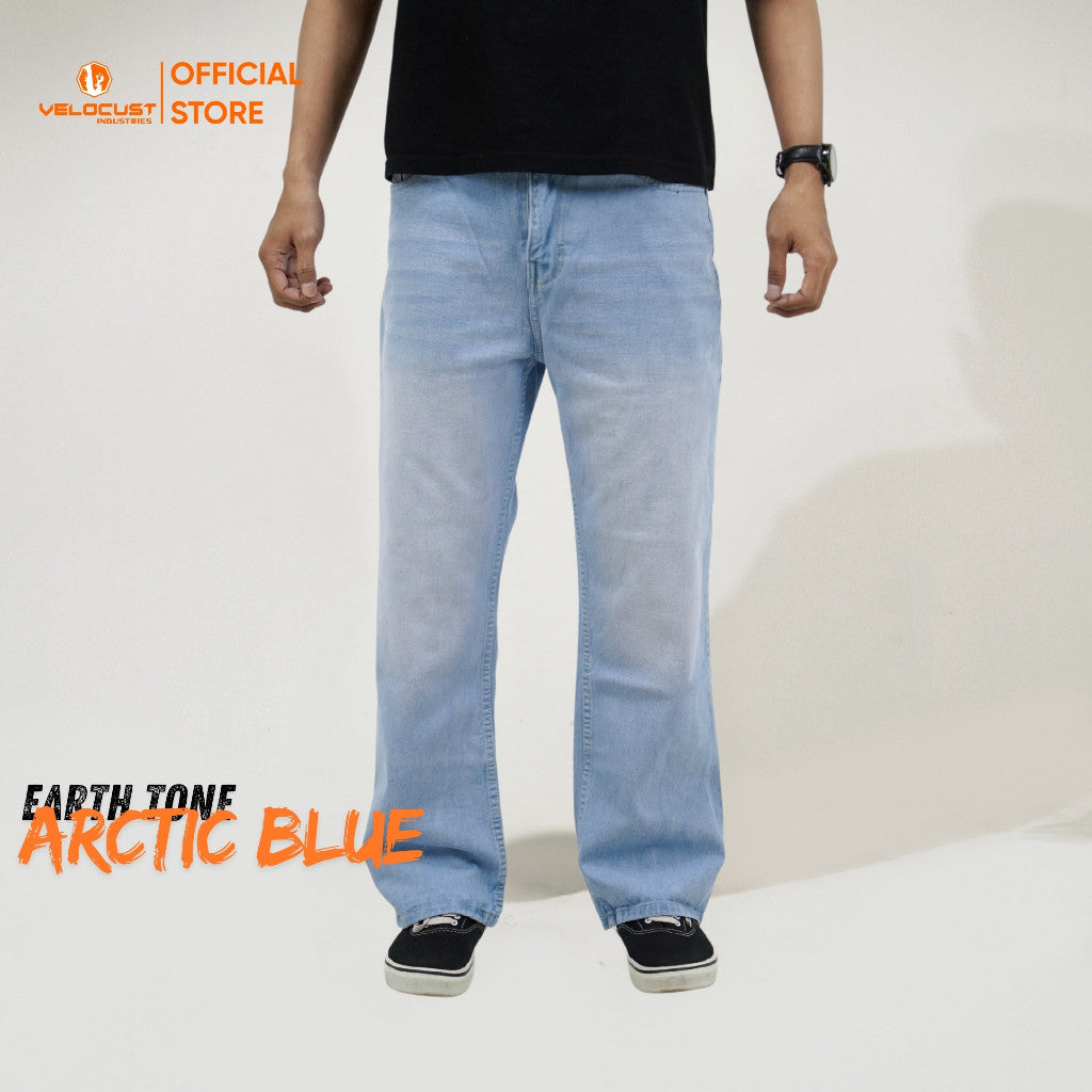 VELOCUST - ELEMENTUM Celana Panjang Jeans American Loosefit Earth Tone