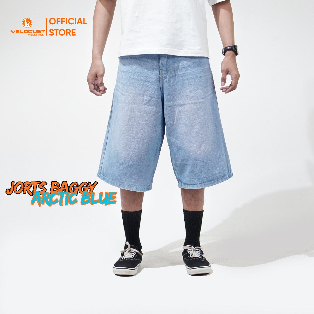 VELOCUST - INTERUM Celana Pendek Unisex Jorts Pants Loosefit Earthtone