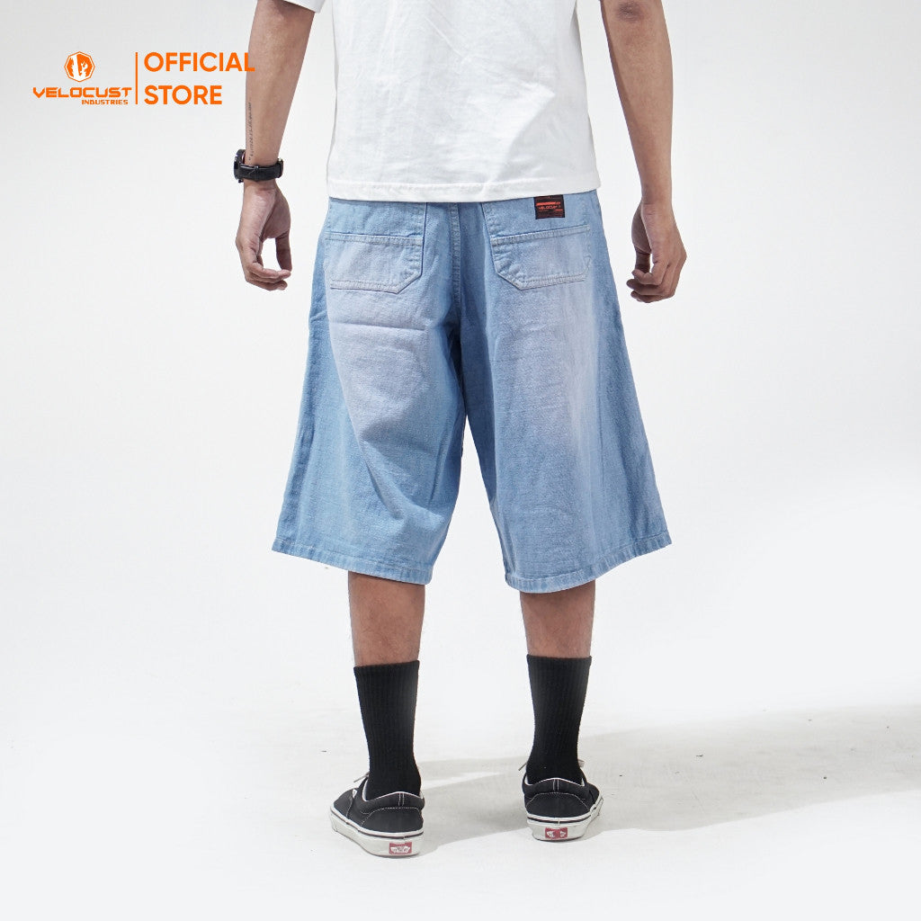 VELOCUST - INTERUM Celana Pendek Unisex Jorts Pants Loosefit Earthtone