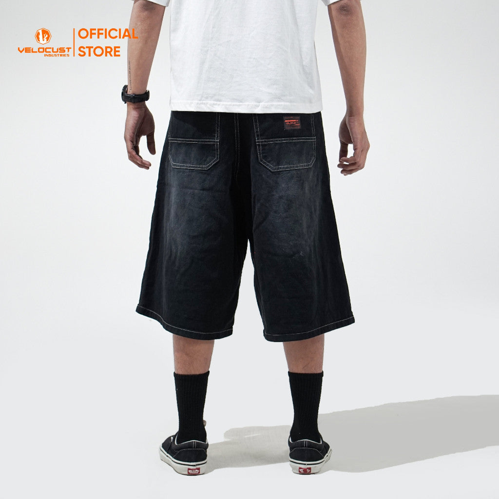 VELOCUST - INTERUM Celana Pendek Unisex Jorts Pants Loosefit Earthtone