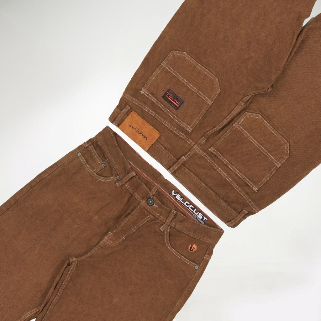 VELOCUST - ELEMENTUM Celana Panjang Jeans American Loosefit Earth Tone