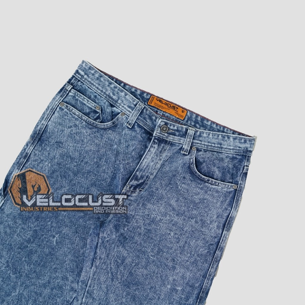 VELOCUST - TECHNICA Celana Panjang Jeans Carpenter Pants Denim Washing