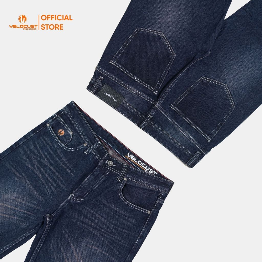 VELOCUST - VESPERA Celana Panjang Jeans Loosefit Loose Pants Denim Washing