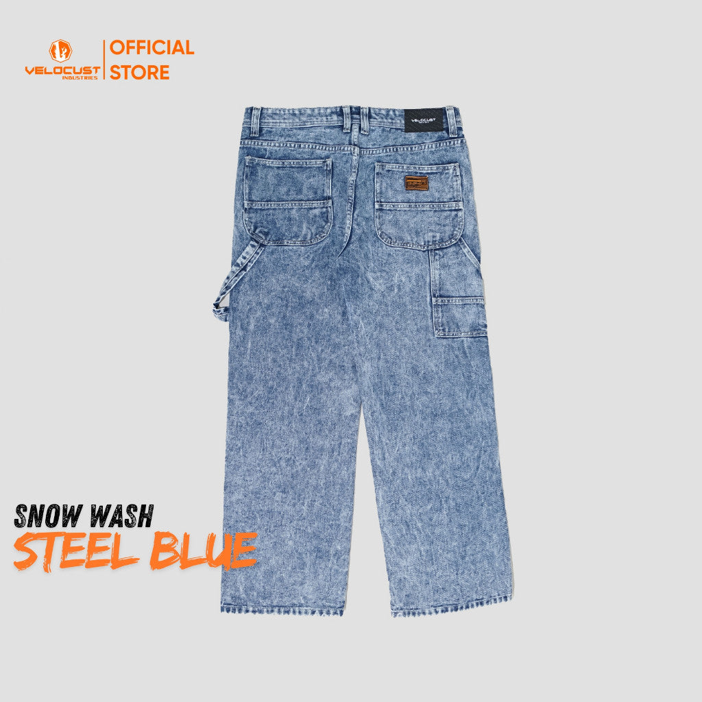 VELOCUST - TECHNICA Celana Panjang Jeans Carpenter Pants Denim Washing