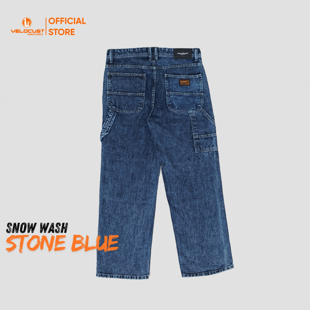 VELOCUST - TECHNICA Celana Panjang Jeans Carpenter Pants Denim Washing
