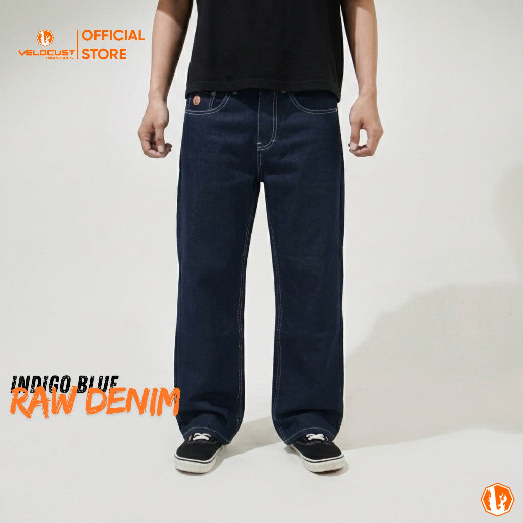 VELOCUST - VESPERA Celana Panjang Jeans Loosefit Loose Pants Denim Washing