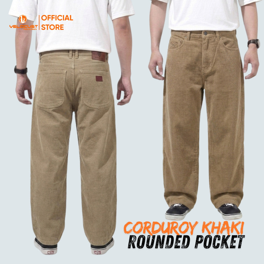 VELOCUST - TERRA Celana Panjang Corduroy Baggy Loose Fit Premium