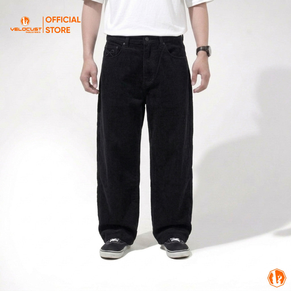 VELOCUST - TERRA Celana Panjang Corduroy Baggy Loose Fit Premium