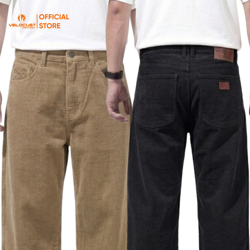 VELOCUST - TERRA Celana Panjang Corduroy Baggy Loose Fit Premium