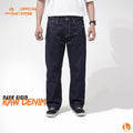 VELOCUST - GENESIS Celana Panjang Jeans Loosefit Loose Pants Raw Denim Indigo Blue & Black