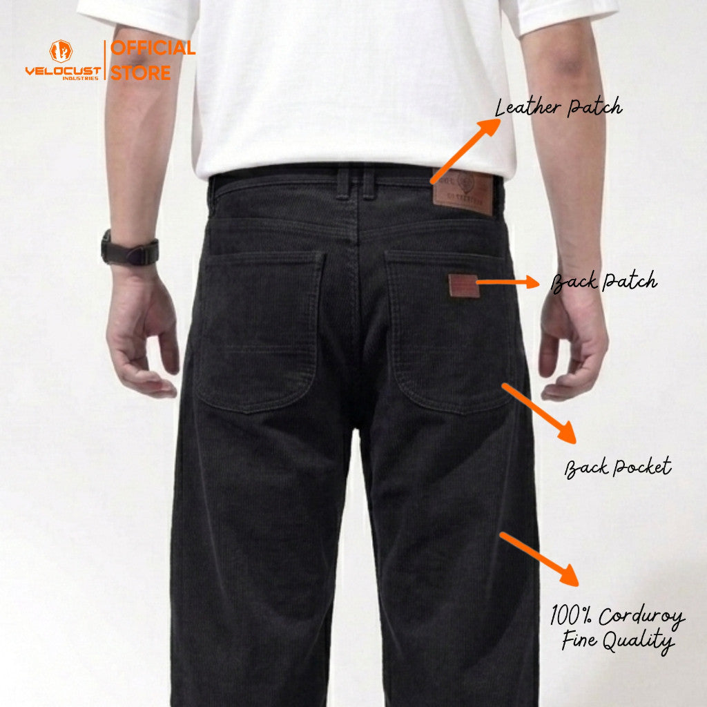VELOCUST - TERRA Celana Panjang Corduroy Loose Fit Premium
