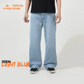 VELOCUST - VESPERA Celana Panjang Jeans Baggy Barrel Denim Washing Classic Light Blue