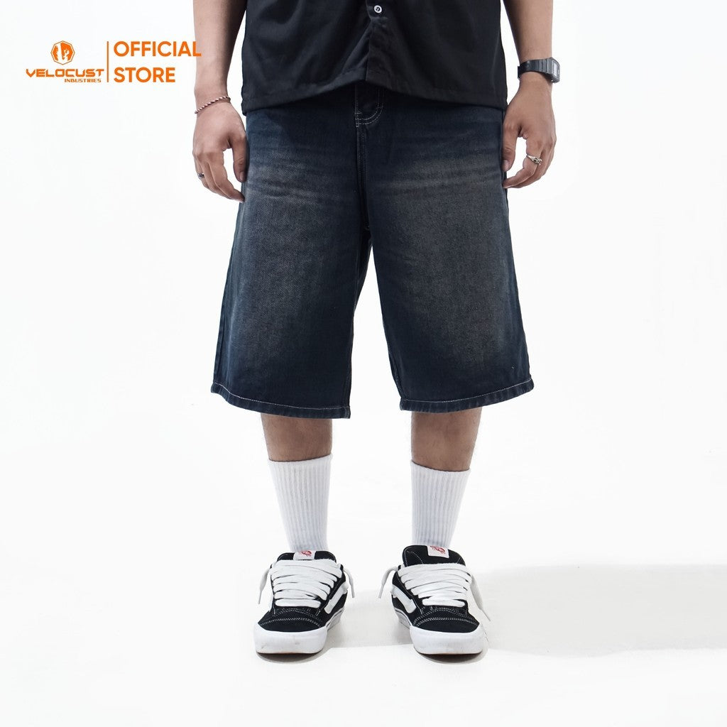 VELOCUST - BREVIS Celana Pendek Jorts Pants Loosefit Denim