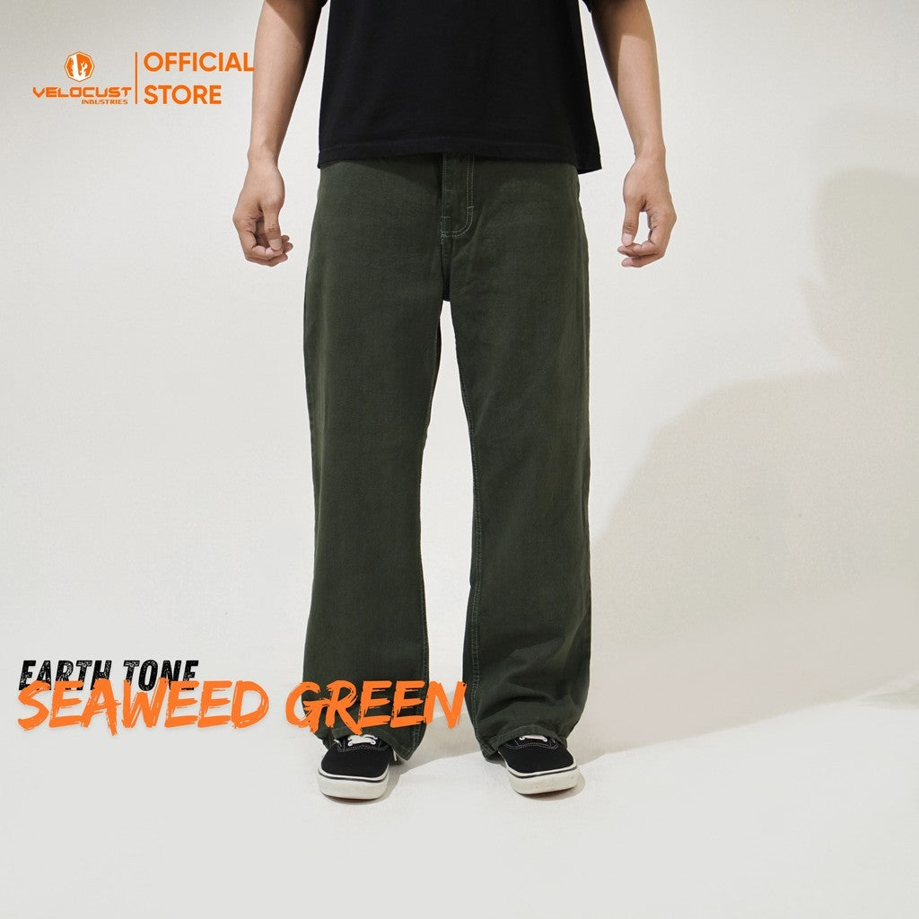 VELOCUST - VESPERA Celana Panjang Jeans Loosefit Loose Pants Denim Washing